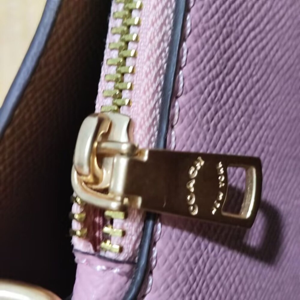 Coach Cherry Print Crossbody Bucket Bag with Top Handle - Picture 10 of 10